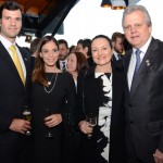 Rubens Schwartzman, da Abracorp, com sua esposa Aline, e Edmar Bull, presidente da Abav Nacional, com sua esposa, Celeste Andrade, da Copastur